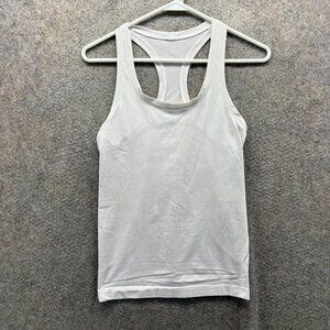 Lululemon Tank Top Womens 0 White Sleeveless Athletic Gym Yoga Shirt Training